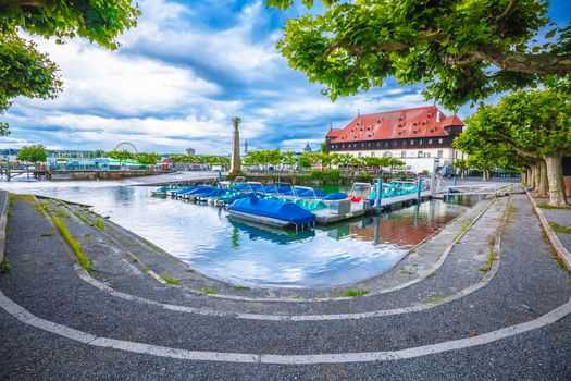 Town of Konstanz on Bodensee lake scenic waterfront view, Bavaria region of Germany