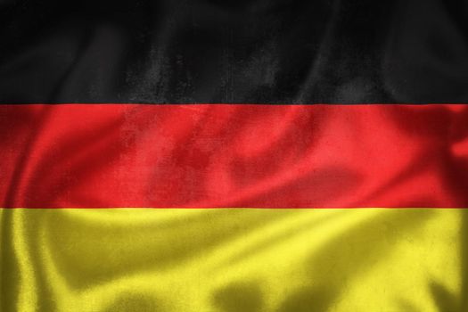 Grunge 3D illustration of Germany flag, concept of Germany 