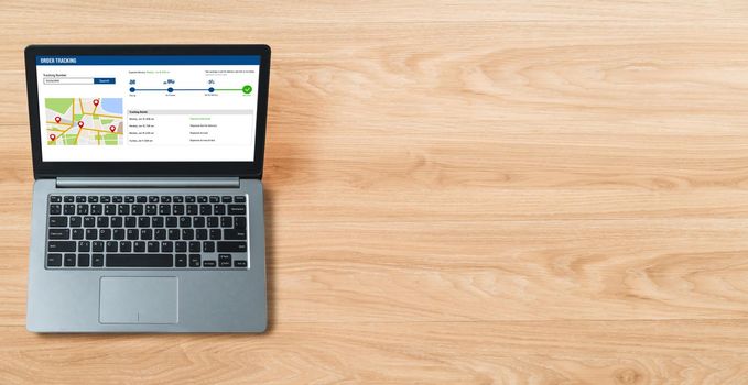 Delivery tracking system for e-commerce and modish online business to timely goods transportation and delivery