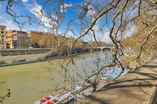 Beuatiful city of Rome with historical buildings, Italy Europe