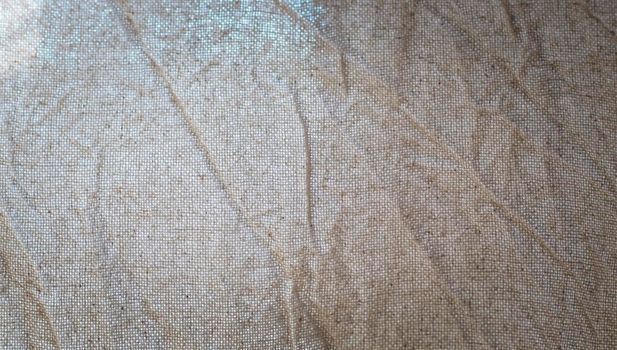 Cotton fabric for background, linen texture background .Rough fabric for the background . Natural linen background