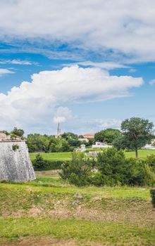 Fortification of the citadel of Château d'Oléron, on the island of Oléron in France