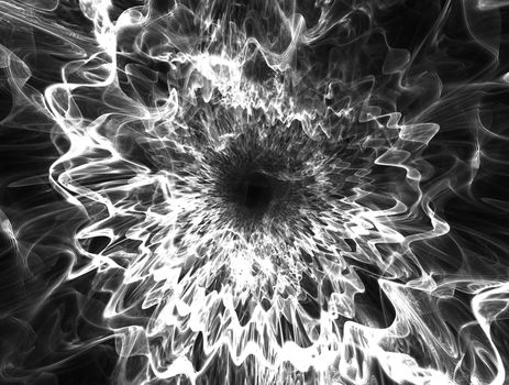Imaginatory lush fractal texture image abstract background