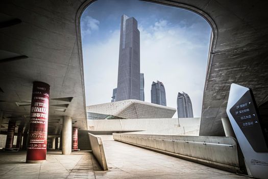 Guangzhou Opera House is a Chinese opera house in Guangzhou,in the new city of Pearl River, the Guangzhou Opera House has become one of China's three biggest theaters