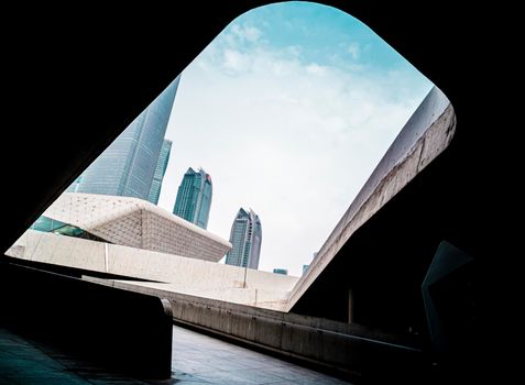 Guangzhou Opera House is a Chinese opera house in Guangzhou,in the new city of Pearl River, the Guangzhou Opera House has become one of China's three biggest theaters