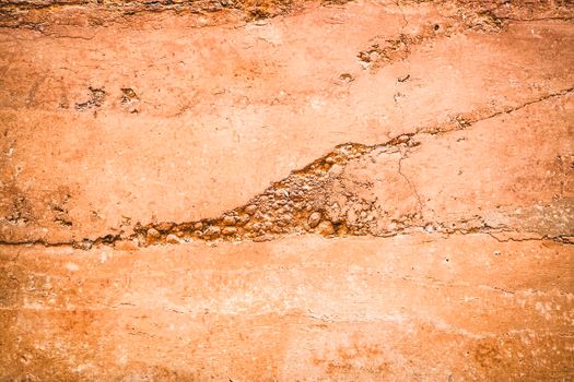 Abstract nature Soil patterned layer of clay soil for the background.