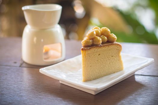 Macadamia Caramel Cake homemade cake