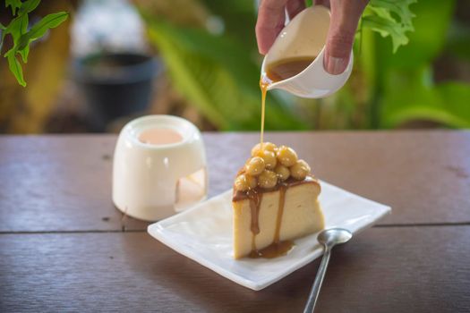 Macadamia Caramel Cake homemade cake
