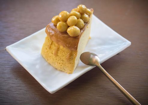 Macadamia Caramel Cake homemade cake