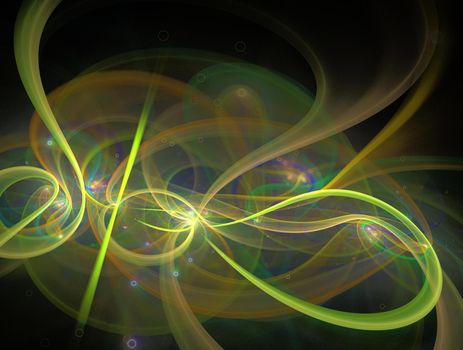 Imaginatory lush fractal texture image abstract background