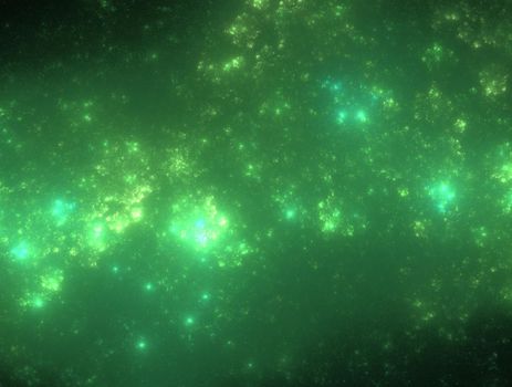 Imaginatory lush fractal texture image abstract background