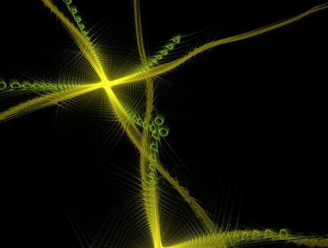 Imaginatory lush fractal texture image abstract background