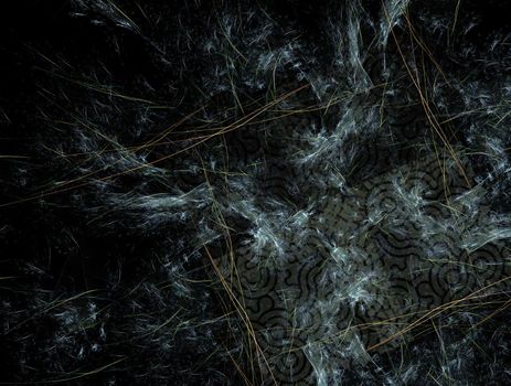 Imaginatory lush fractal texture image abstract background
