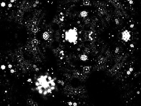 Imaginatory lush fractal texture image abstract background