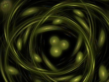 Imaginatory lush fractal texture image abstract background
