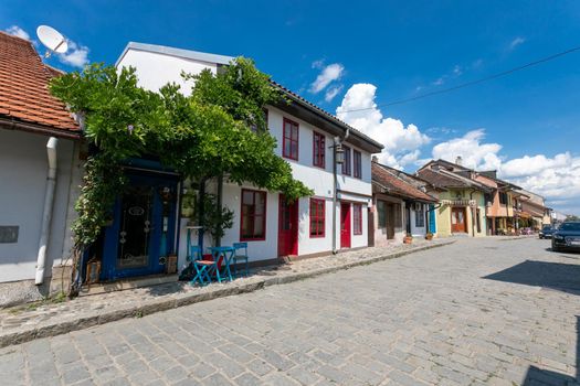 Valjevo, Serbia - June 26, 2022: the old town Tesnjar