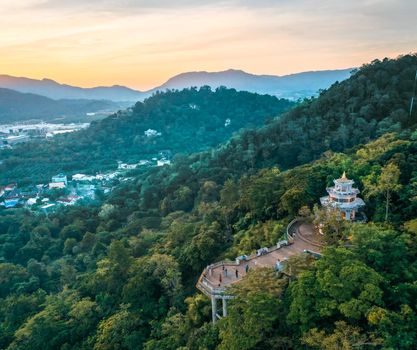 Khaorang Old Town Viewpoint in Phuket Old Town, Thailand. High quality 4k footage