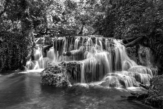 Cascade waterfalls. Krushuna falls in Bulgaria near the village of Krushuna, Letnitsa.
