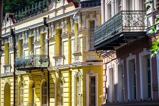 Architecture of Old Tbilisi's area - Kala, the oldest part of the capital city of Georgia