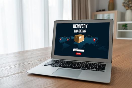 Delivery tracking system for e-commerce and modish online business to timely goods transportation and delivery