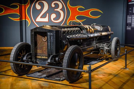 SINSHEIM, GERMANY - MAI 2022: black Brutus experimental car 1907.