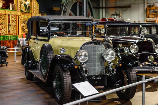 SINSHEIM, GERMANY - MAI 2022: beige Mercedes-Benz 630 1928 160ps