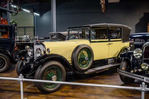 SINSHEIM, GERMANY - MAI 2022: beige Mercedes-Benz 630 1928 160ps