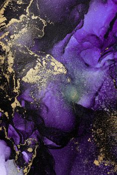 Marble ink abstract art from exquisite original painting for abstract background . Painting was painted on high quality paper texture to create smooth marble background pattern of kintsuki ink art .