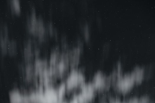 sky with stars and motion of clouds. cloudscape of night stars. AstroPhotography. Copy space. Book cover design