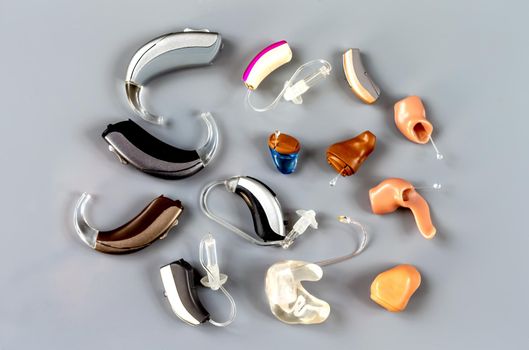 Presentation of a range of hearing aids