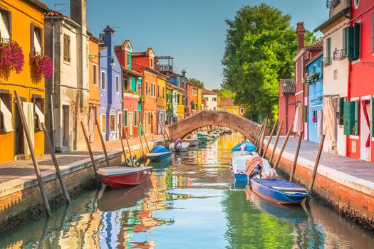 Burano is an island in the Venetian Lagoon, northern Italy.