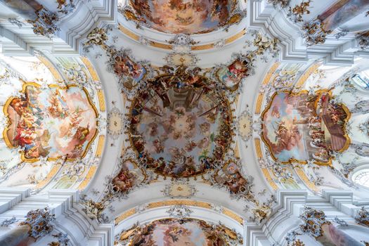Arts of the Basilica of the Benedictine Abbey , OTTOBEUREN, BAVARIA, GERMANY