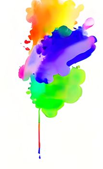 abstract background with multicolor paint