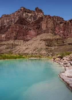 Little Colorado Turquoise Blue Water in the Grand Canyon