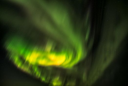 Northern lights on the night sky of Iceland