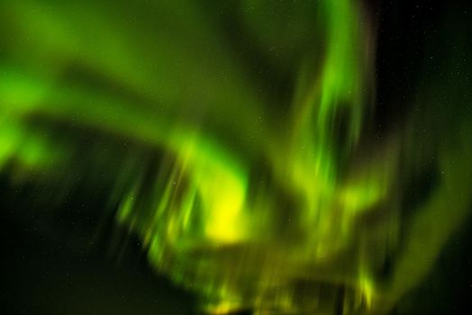 Northern lights on the night sky of Iceland