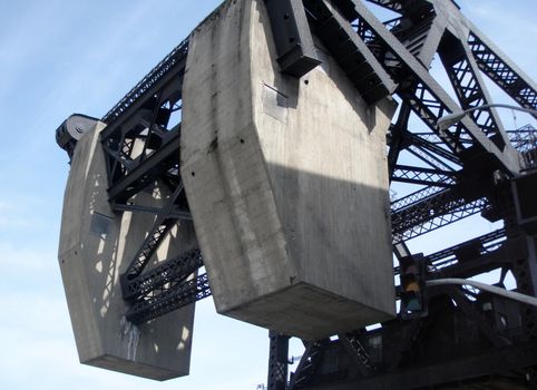 Close up of Third street bridge next to AT&T Park