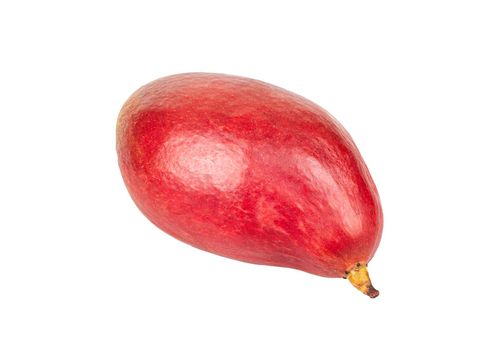Delicious red mango fruit isolated on white background