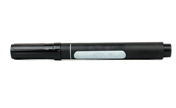 Large black marker isolated on white background