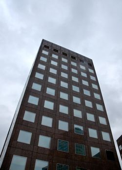 London, United Kingdom - October 22nd, 2006: Glass, concrete and steel building "No. 1 London Bridge" designed by Bonnington Partnership, on overcast day.