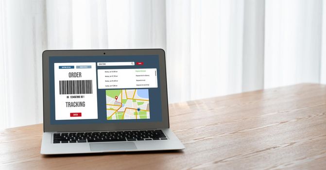 Delivery tracking system for e-commerce and modish online business to timely goods transportation and delivery