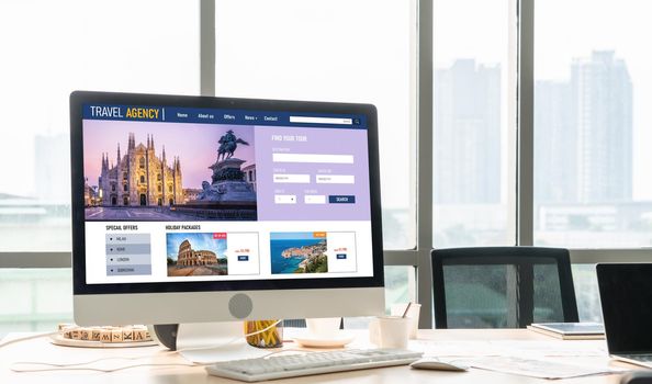 Online travel agency website for modish search and travel planning offers deal and package for flight , hotel and tour booking