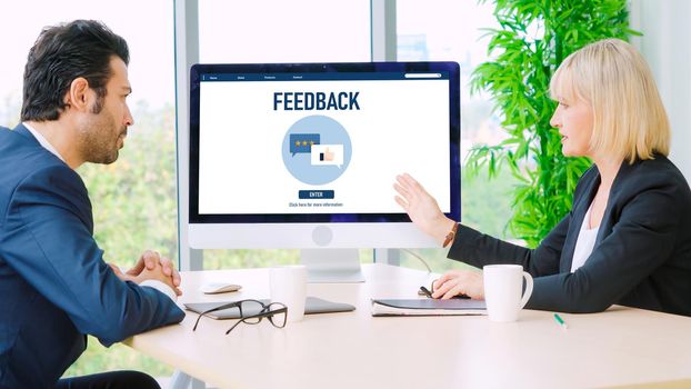 Customer feedback and review analysis by modish computer software for corporate business