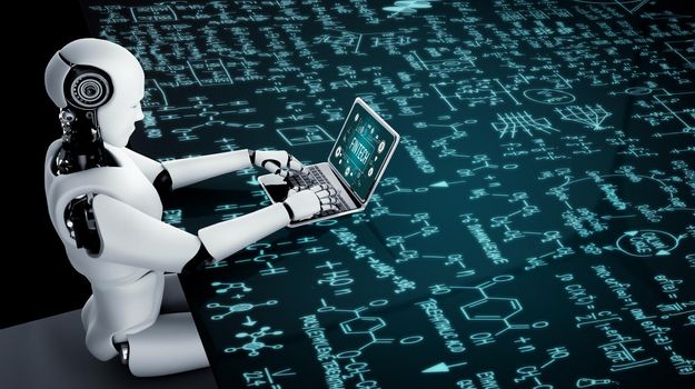 Fintech financial technology software for modish business to analyze marketing strategy