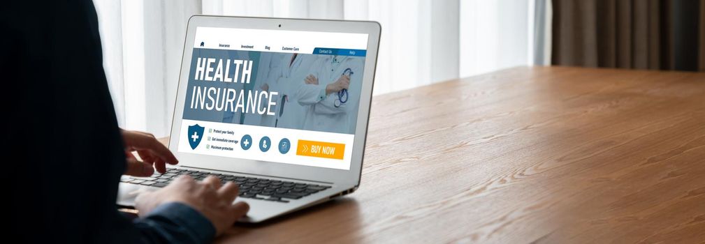 Health insurance web site modish registration system for easy form filling