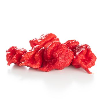 Dragon's breath pepper isolated on a white background