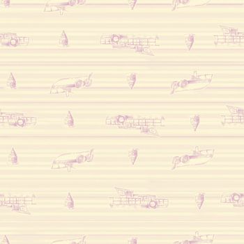 Pink stripe with hand drawn sailboats seamless pattern nautical mood ,Design for fashion , fabric, textile, wallpaper, cover, web , wrapping and all prints
