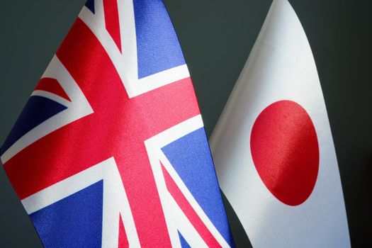 Next to the small flags of Great Britain and Japan.