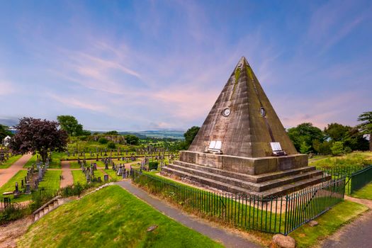 The Star Pyramid, known as the Rock of Ages, Stirling Castle, Scotland, United Kingdom. The Star Pyramid built in 1863 by William Drummond.