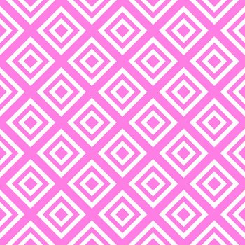 Vector seamless pattern. Modern stylish texture. Repeating abstract geometric background with rhombuses in pink color